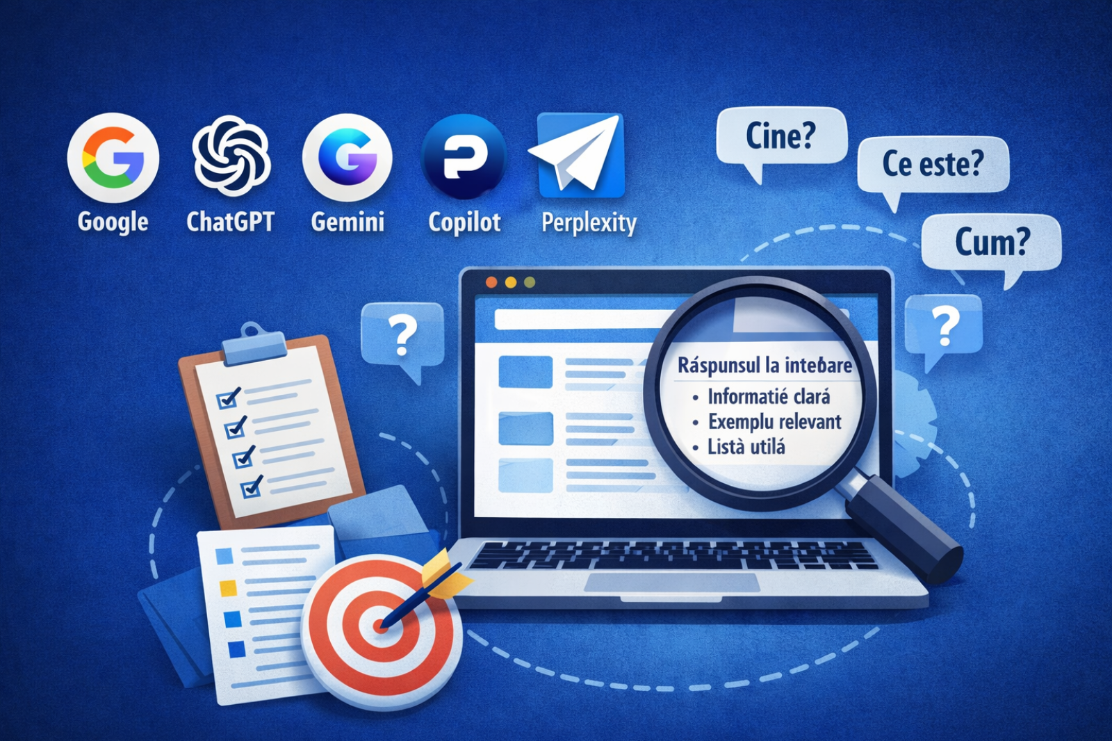 Keyword principal: AEO România / Answer Engine Optimization