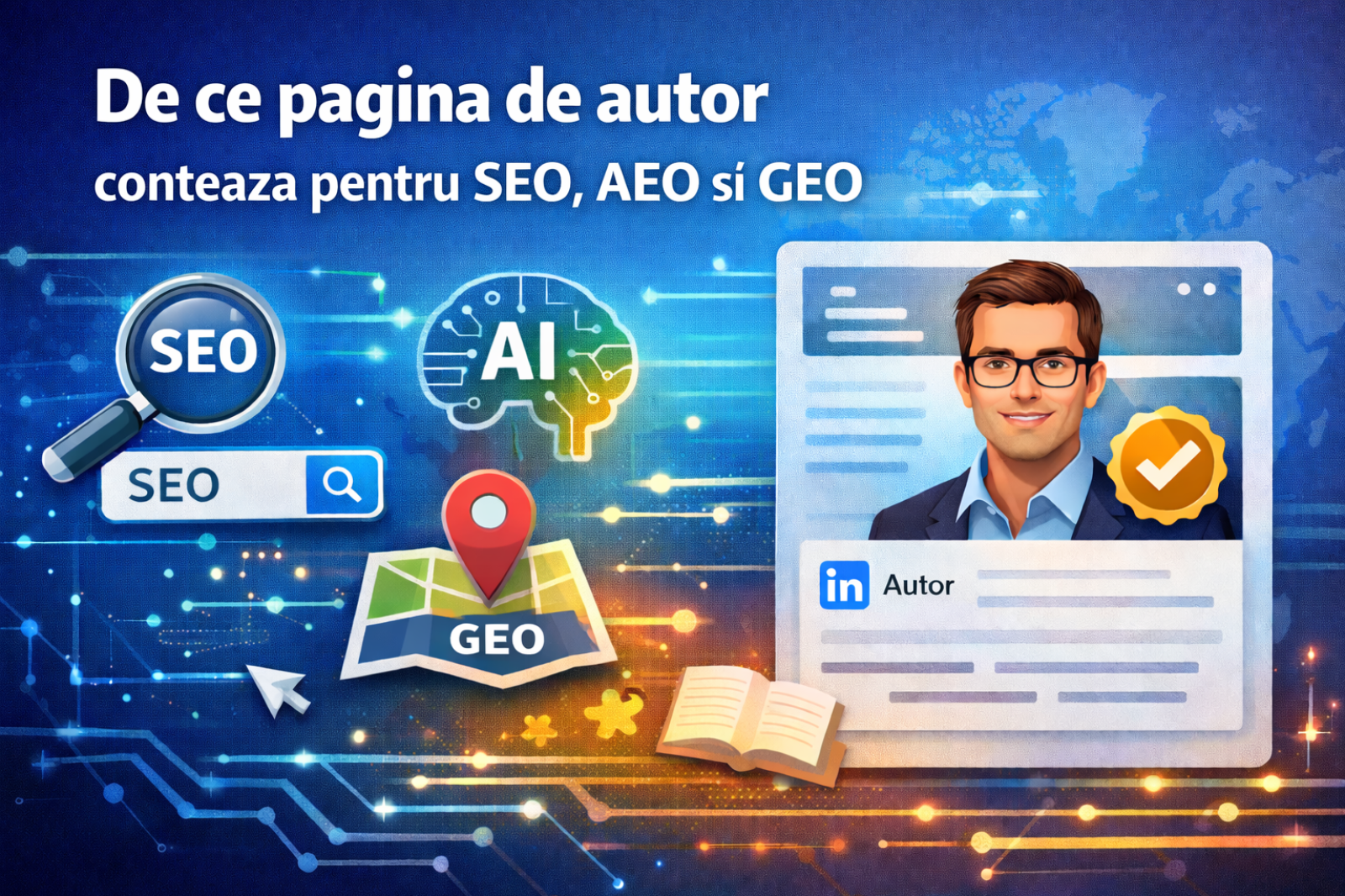De ce pagina de autor conteaza pentru SEO, AEO si GEO
