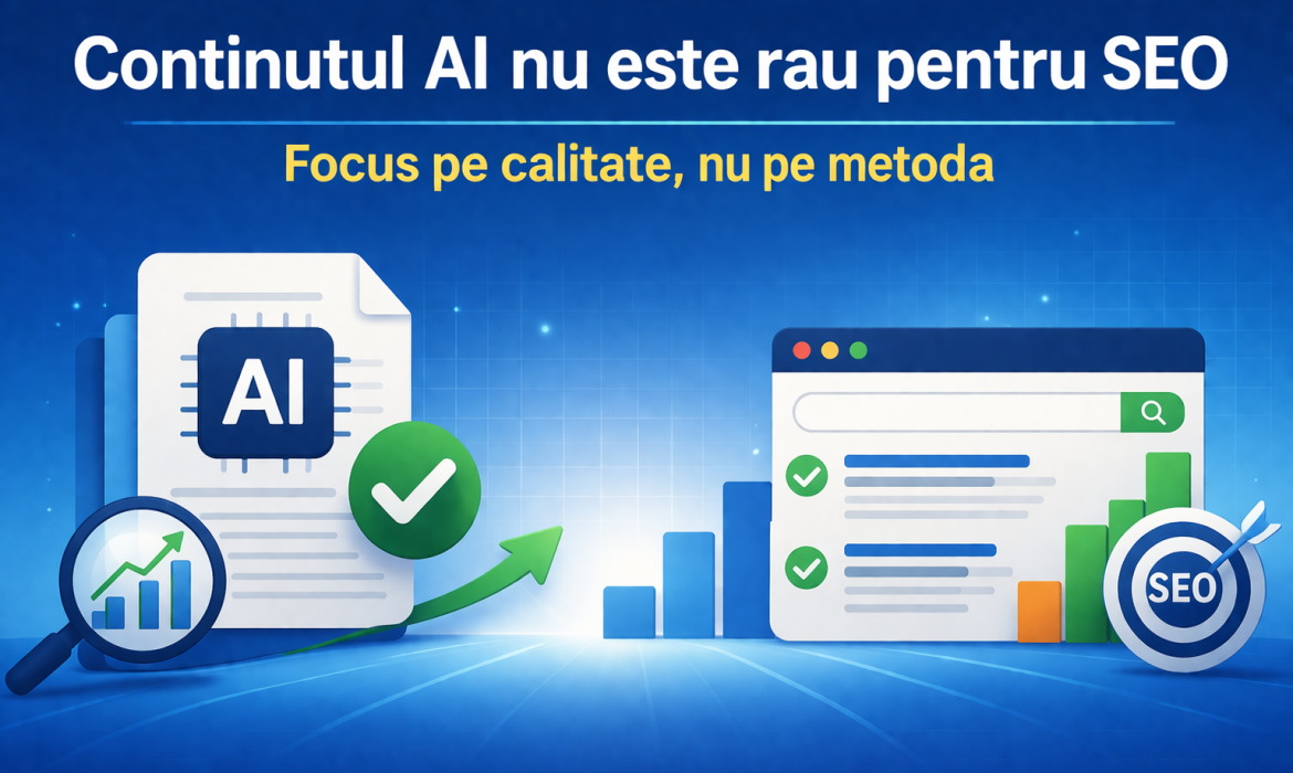 Continutul AI nu este rau pentru SEO